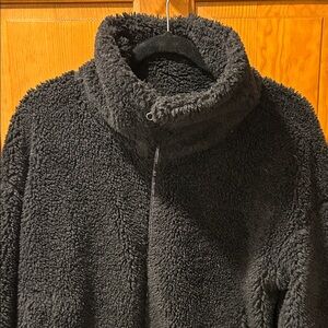 Lulu Lemon Cozy Black Teddy Jacket